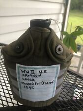 World War II Collectible 1945 US Canteen|Cover|Cooking Pot Historical picture