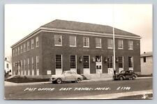 c1948 RPPC US Post Office In EAST TAWAS Michigan CLASSIC Cars VINTAGE Postcard picture