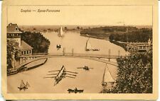 Germany AK Treptow 12435 Berlin - Spree Panorama old sepia postcard picture