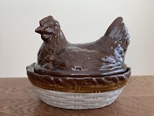 Rare Vintage Rosenthal Netter Taiwan Large Ceramic Hen on Nest picture