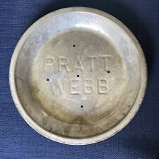 Vintage RARE Pratt Webb Pie Tin Metal 9” Pie Pan picture