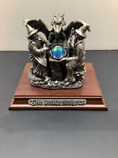 The Peacemakers Pewter Statue Myth & Magic club AG Slocombe signed RARE picture