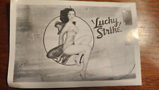Postcard Lucky Strike nose art WW2 era 