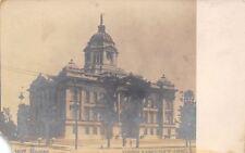 Upper Sandusky Ohio~Court House~Real Photo Postcard c1910 RPPC (As Is) picture
