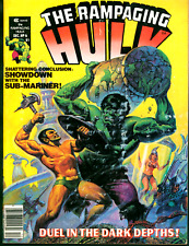 Rampaging Hulk #6 Marvel Comics Magazine 1977 FN picture