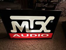 Rare Vintage 1980’s MTX Audio Dealership Display Sign 22x14 USA picture