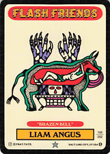 Liam Angus Brazen Bull Tattoo Crocodile Jacksons Flash Friends Card SLC Utah picture