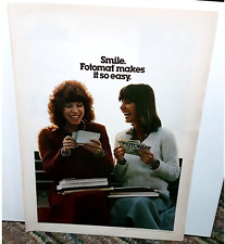 1978 Fotomat Smile Makes It So Easy Women Looking At Pics Vintage Print Ad 70s picture