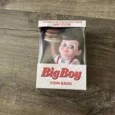 2010 Big Boy Restaurants Coin Bank with Hamburger With Original Box READ picture