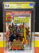 WHAT IF...? #100 DEATH OF GAMBIT MARVEL COMICS CGC SS 9.6 Signed by Klaus Jansen picture