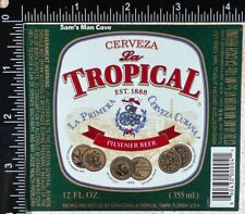 La Tropical Pilsner Label - FLORIDA picture