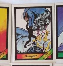 1987 MARVEL UNIVERSE COMIC IMAGES TRADING CARDS SUNSPOT CARD # 25 picture