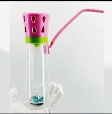 iSmoque Portable Car LED Hookah w/Traveling Bundle (Pink & Green) picture