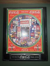 The Eras of Coca-Cola 1960-1970 Musical Plaque For Parts picture