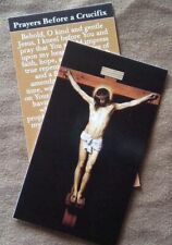 Jesus Christ Holy Card for Easter Prayer #50 Jesus Christ Crucified Cross Prayer picture