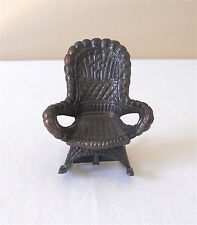 Vintage Miniature Metal Rocking Chair / Pencil Sharpener picture