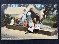 Valley City North Dakota ND Chautauqua Park Playground Antique Photo Postcard picture