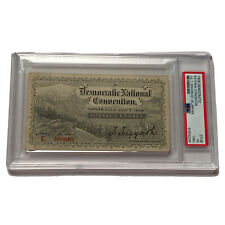 1908 Democratic National Convention William Jennings Bryan A Delegate Ticket PSA picture