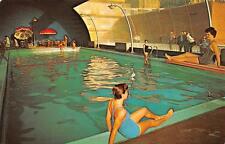 ATLANTIC CITY, NJ  New Jersey  EMPRESS MOTEL  Pool Side Beauties 1964 Postcard picture