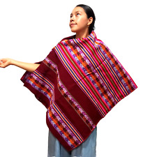 Peruvian Red Poncho Andes picture