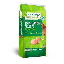 Healthy Harvest 16% Layer Pellets Feed for Egg Laying Chickens, 40 lb bag... picture