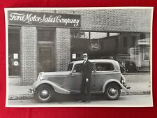 Large Vintage Car picture.  1933 Ford 2door Sedan.  12x18, B/W, NOS picture