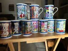 Pillsbury Doughboy Danbury Mint Holiday Cup of Month Porcelain Mugs You pick picture