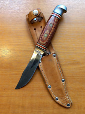Vintage SOLINGEN C.Jul.Herbertz Fixed Blade Hunting Knife & Leather Sheath picture
