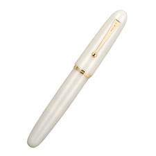 Jinhao 9019 Fountain Pen #8 Fine Heartbeat Nib Ivory Resin&Large Converter Newuo picture