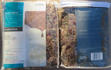 Nos 2 Style Selections Window Rod Pocket Valance Retro Textured Baroque Pattern picture