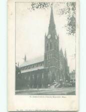 Unused Pre-1907 ST. JAMES CATHOLIC CHURCH Haverhill Massachusetts MA Q1664 picture