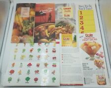 Vintage Dole Products Booklets/Pamphlets, Stickers, Wipe Off Chart, Etc Lot picture