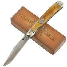 Rough Rider Tobacco Trapper Lock Folding Pocket Knife RR1131 picture