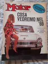 Vitage italian MOTOR mag. 1968 - Mercedes Tokyo Motor Show  Pininfarina  PF 1963 picture