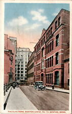 ELKS HOME BOSTON LODGE No 10 BOSTON MASS Tichnor Bros Inc Boston Mass P Postcard picture