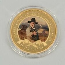Bradford Exchange John Wayne Gold Proof Coin - Courageous Lawman Ltd Ed Western picture