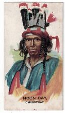 British American Tobacco (BAT) INDIAN CHIEFS  #24 NOON DAY --VG/EX Condition picture
