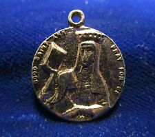 Good St Ann Medal Church of St Jean Baptiste NYC Silvertone picture