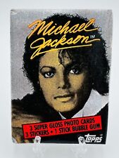 1 Pack Vintage 1984 Michael Jackson Topps Bubble Gum Trading Cards New Sealed  picture