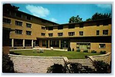 c1950's Patio, Colman Hall Women's Room Lawrence College Appleton WI Postcard picture
