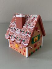 HALLMARK 1987 GINGERBREAD HOUSE MERRY MINIATURE CONTAINER picture