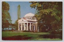 Monticello The Home Of Thomas Jefferson Charlottesville, VA Chrome Postcard 1322 picture