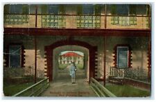 c1910's Entrance Of Jackson Barracks Guard New Orleans Louisiana LA Postcard picture