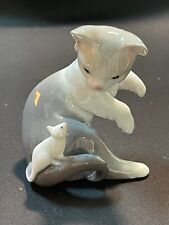 MIB LLADRO Vintage 1984 'Cat and Mouse' 05236 Original Packing, Inserts picture
