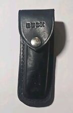 Vintage Buck 110 Pocket Knife Leather Case - Case Only - Knife Case Belt Holder picture