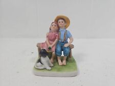 Vtg 90s Figurine Sweet Serenade Couple Numbered Dave Grossman Rockwell picture