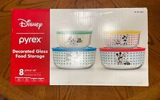 PYREX / DISNEY - Mickey Mouse 8 Piece Set (Glass Food Storage Containers) Costco picture