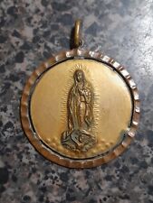 Vintage Blessed Virgin Mary Our Lady Of Guadalupe Medal picture