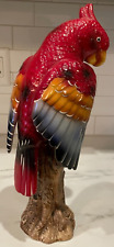 Vintage tropical Parrot Macaw Figurine Colorful Bird Figure 15