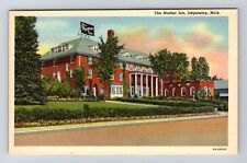 Ishpeming MI-Michigan, The Mather Inn, Advertisement, Antique, Vintage Postcard picture